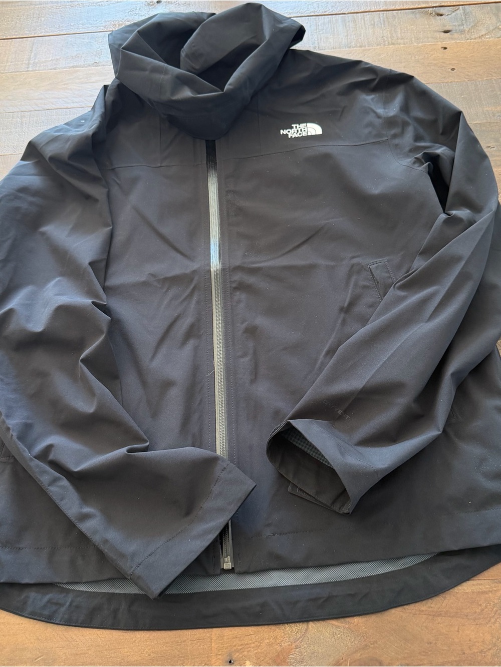 The North Face Dryvent Men's Black Hooded Rain Jacket